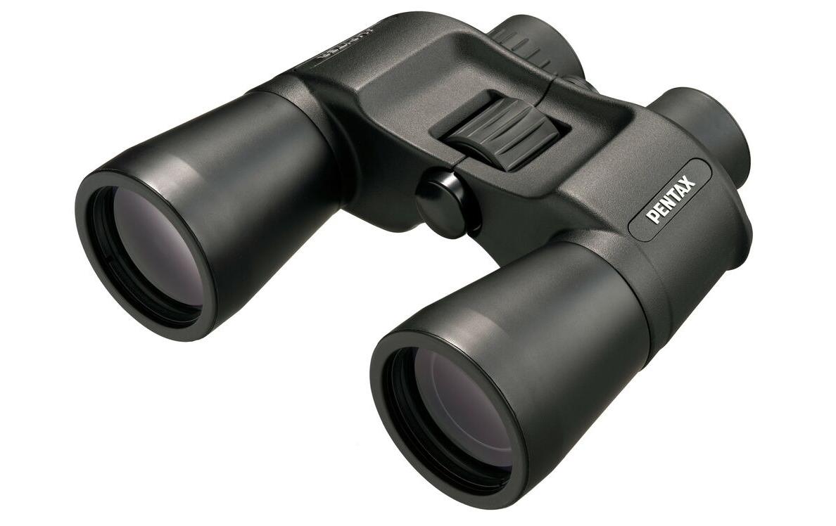 Pentax Fernglas, Porro-Prisma – schwarz – 199 × 66 mm – Dicke 167 mm – Jupiter 10x50