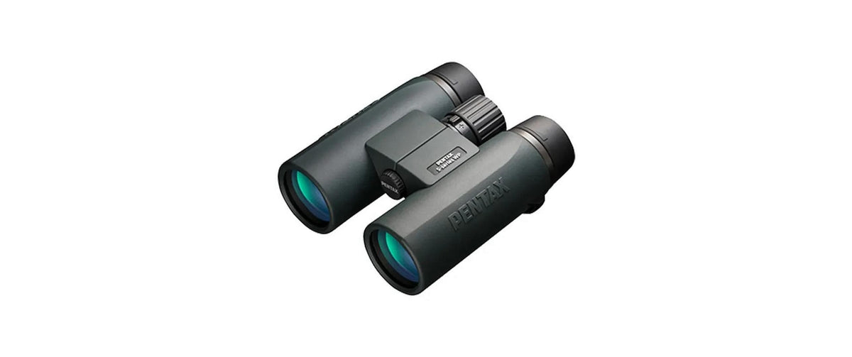 Pentax Fernglas, Dachkantprisma – Grün, Schwarz – 136 × 54 mm – Dicke 54 mm – SD (7×)