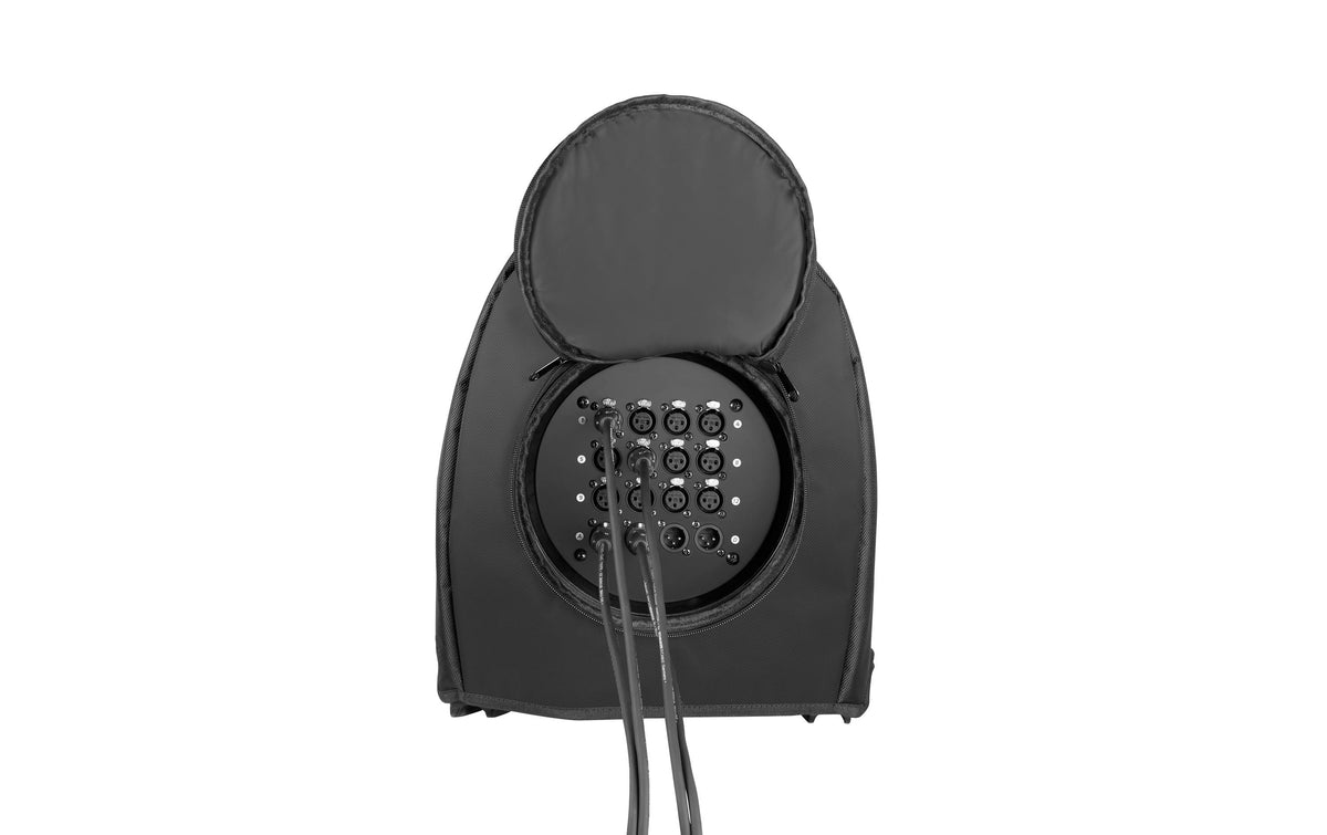 Adam Hall 70225 – Cover für Kabeltrommel, Nylon 1680D, 5 mm Polsterung, Schwarz