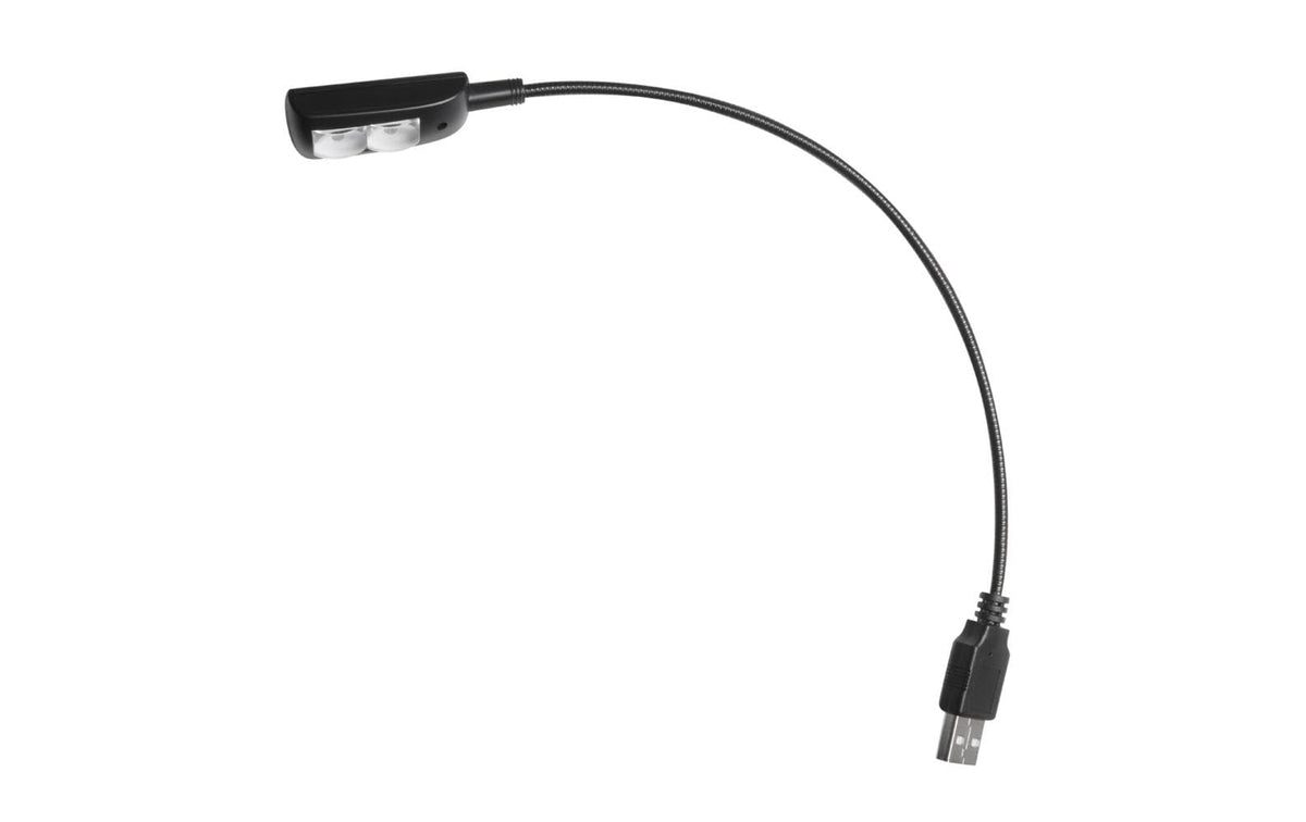 Adam Hall Monitor-Lichtleiste SLED 1 PRO – 200 lm, 6000–6500 K, dimmbar, USB – Schwarz