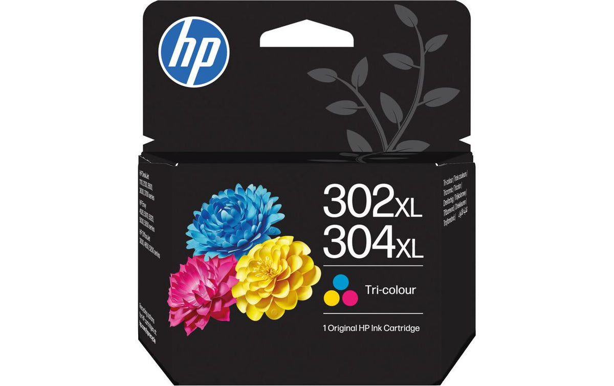 HP 302XL/304XL Dreifarbig Tintenpatrone (Original) – 7 ml – für DeskJet 2620/2630, Envy 4520/4521 – B7RT8AE
