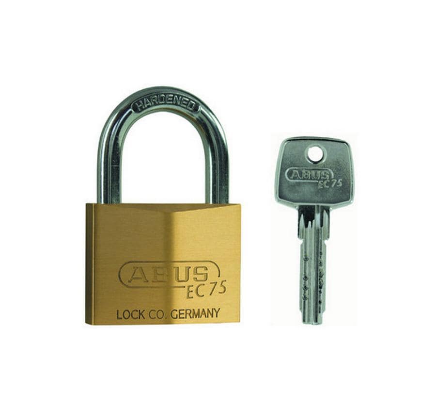 ABUS 75/40 VS Mechanisches Vorhängeschloss – Messing/Stahl, Bügel 22,5×22 mm, Sicherheitslevel 6, Aussen