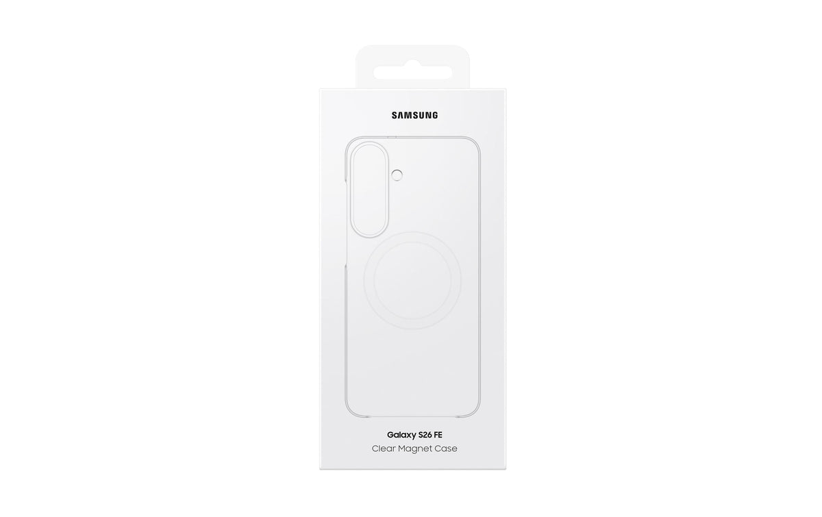 Samsung Clear Magnet Backcover – für Samsung Galaxy S26 FE, TPU, Transparent, bis 1 m sturzsicher