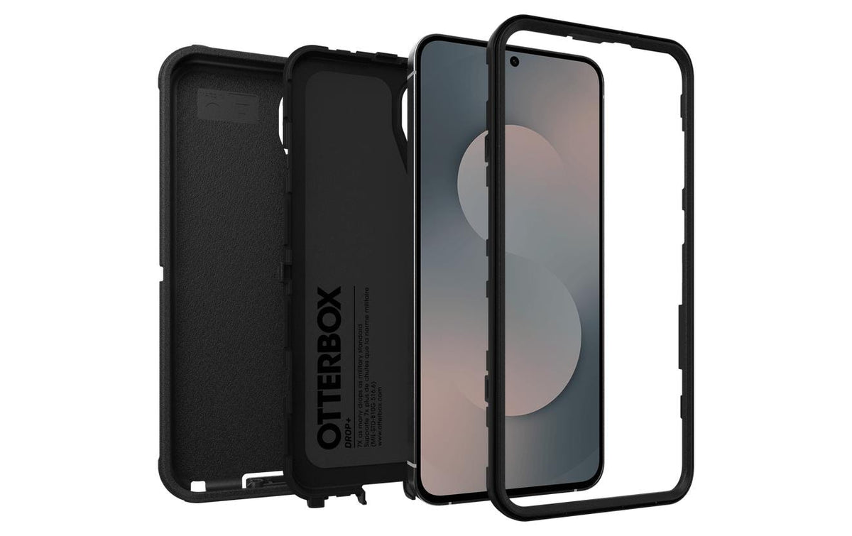 OtterBox Defender Pro Rugged-Case – für Samsung Galaxy S25 FE / Galaxy S26 FE, Schwarz