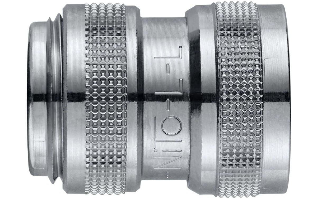 Neomatic Kupplung (weiblich) – M22×1 / 3/4", Ø 16,5 × 45 mm, Messing, verchromt