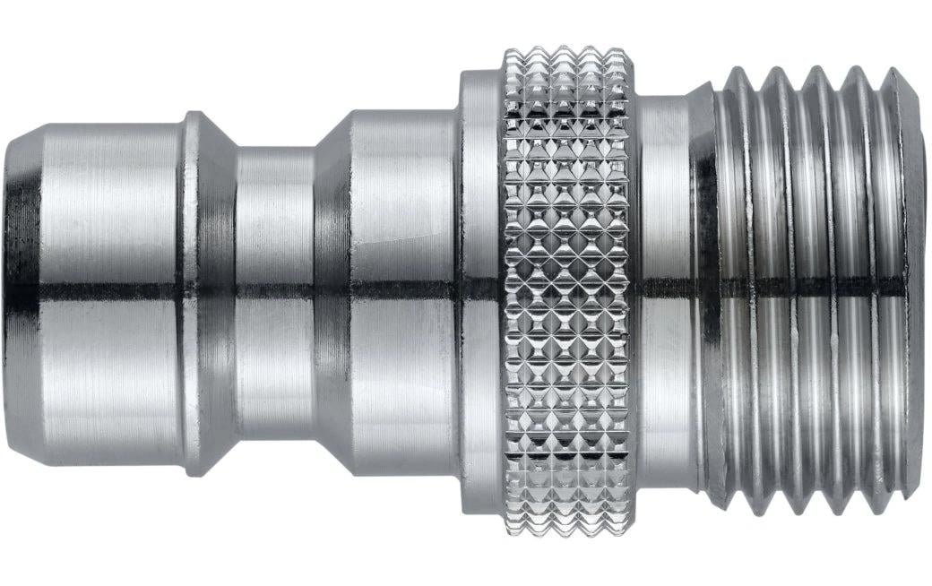 Neomatic Kupplungsnippel RV – Ø 16,5 × 33 mm, Messing verchromt, für 1/2"