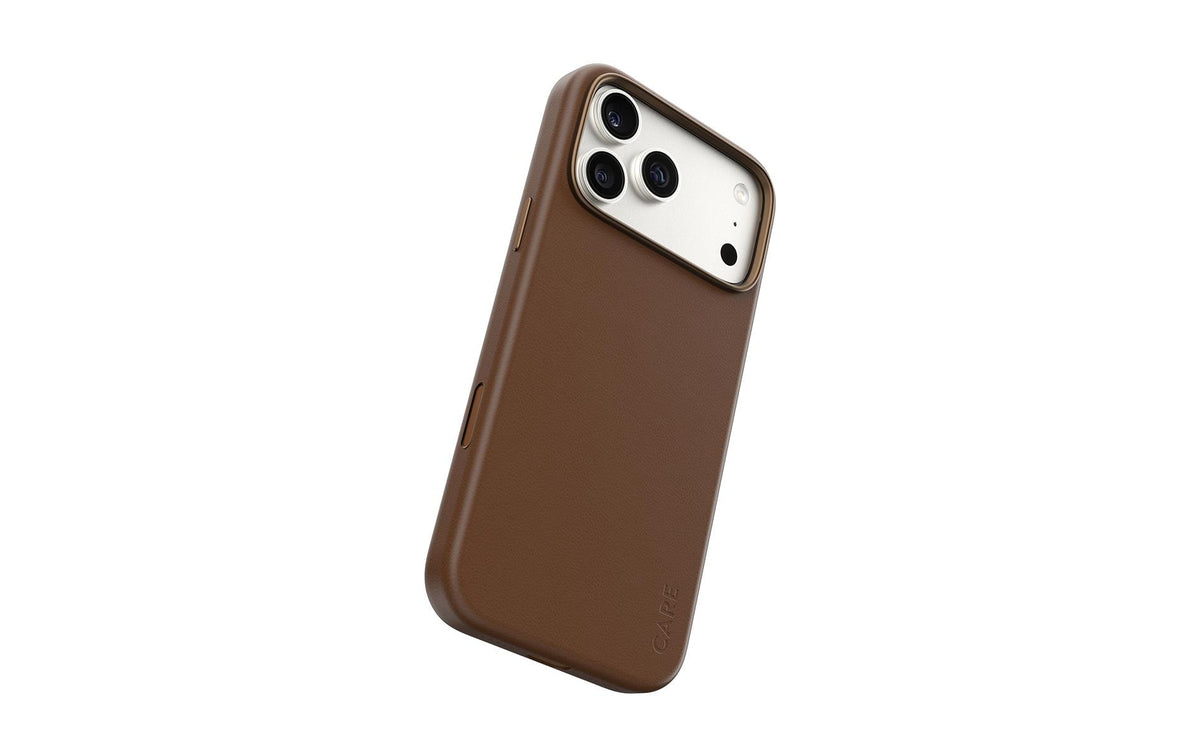 PanzerGlass CARE Solo Backcover – für Apple iPhone 18 Pro Max / 17 Pro Max, PU, Braun, bis 2,4 m sturzsicher
