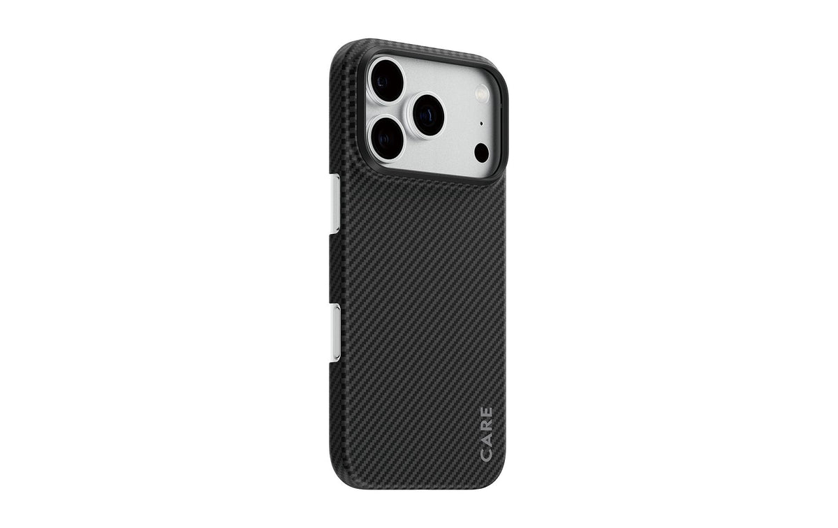 PanzerGlass CARE Discovery Backcover – für Apple iPhone 17 Pro / iPhone 18 Pro, Kunststoff, Schwarz & Grau