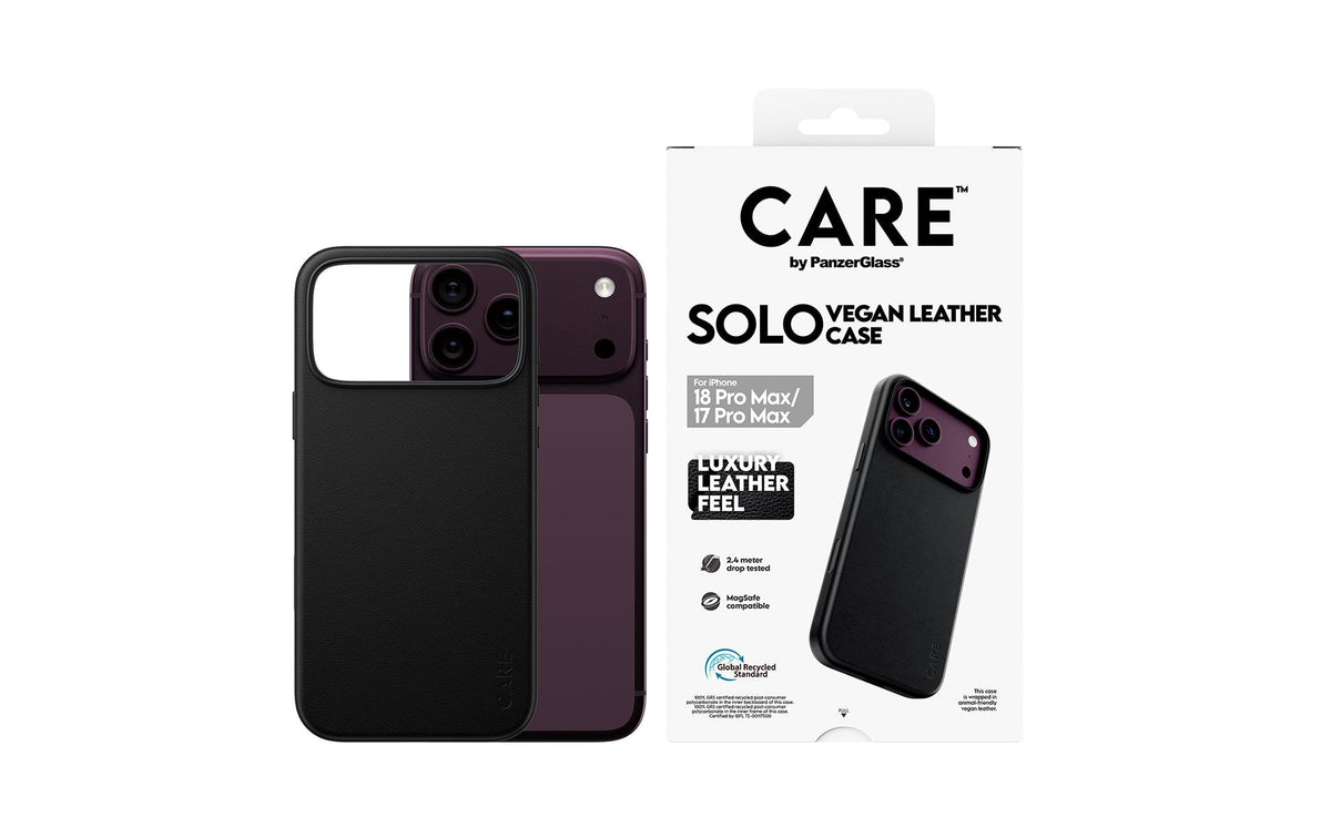 PanzerGlass CARE Solo Backcover – für Apple iPhone 18 Pro Max / iPhone 17 Pro Max, bis 2,4 m sturzsicher