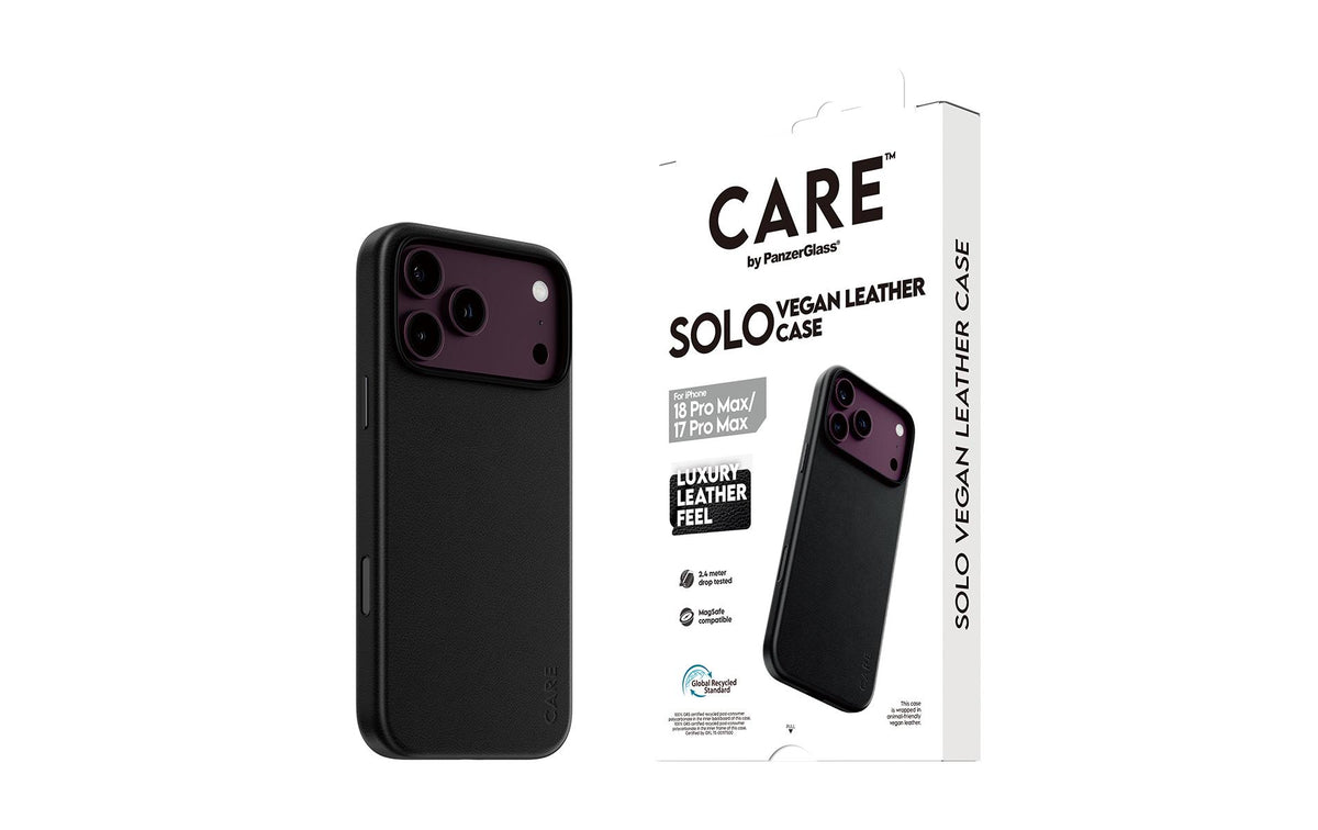 PanzerGlass CARE Solo Backcover – für Apple iPhone 18 Pro Max / iPhone 17 Pro Max, bis 2,4 m sturzsicher