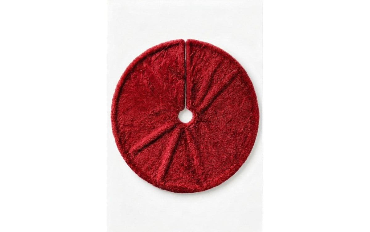 Conceptum Hypnose Weihnachtsteppich – 150 × 150 cm – Polyester, rot