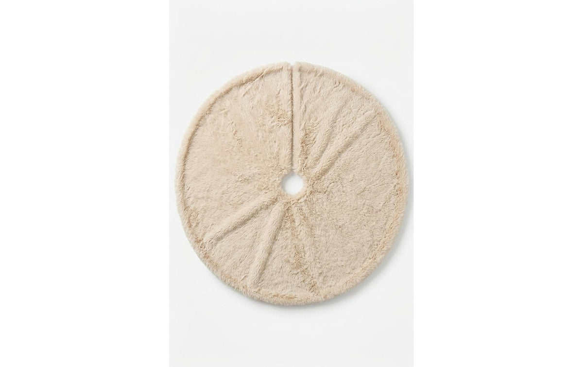 Conceptum hypnose Weihnachtsteppich – 150 × 150 cm – Polyester, beige