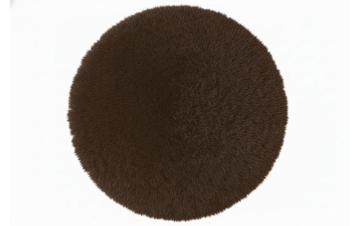 Conceptum Hypnose Weihnachtsteppich – 100 × 100 cm – Polyester, braun