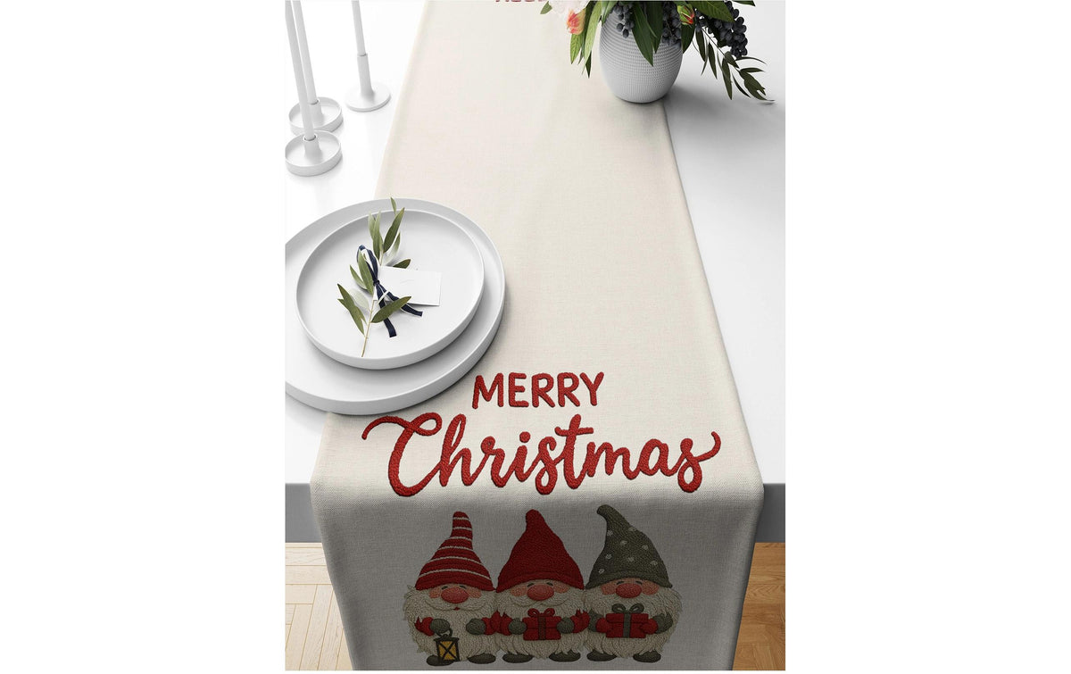 Conceptum Hypnose Tischläufer – 40×135 cm, Polyester, Mehrfarbig, Xmas