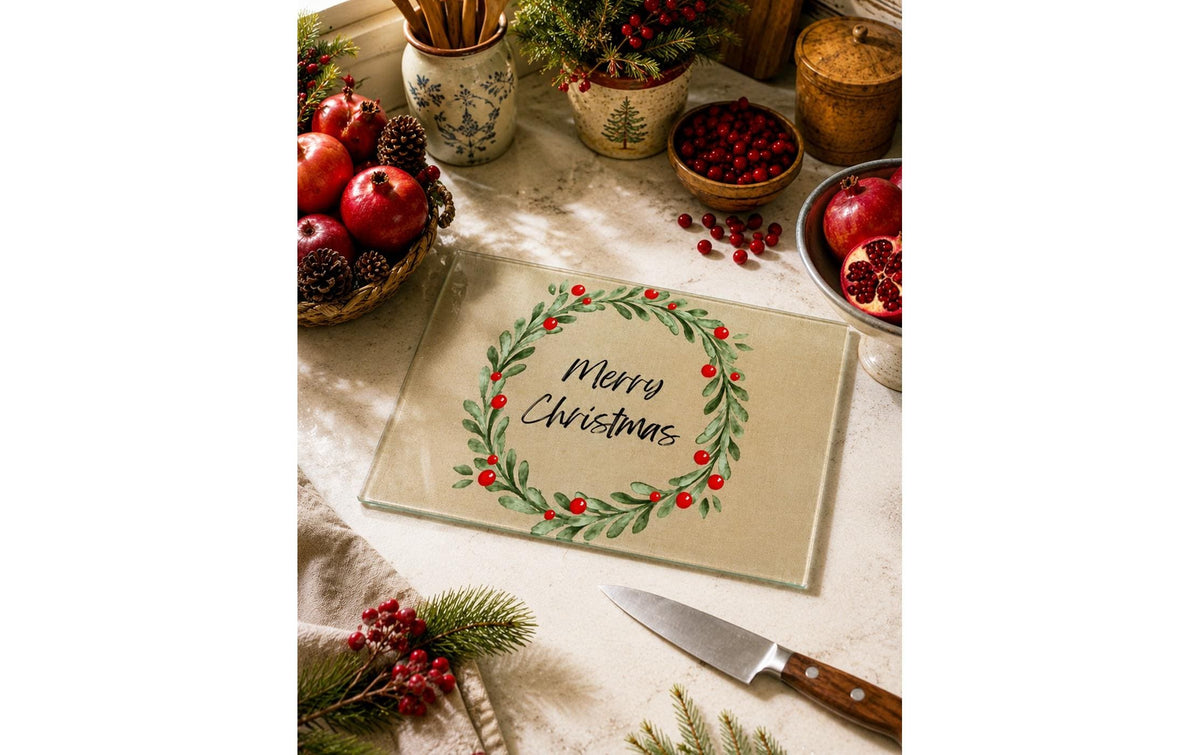 Hermia XMAS – Schneidebrett 20 × 30 cm, mehrfarbig