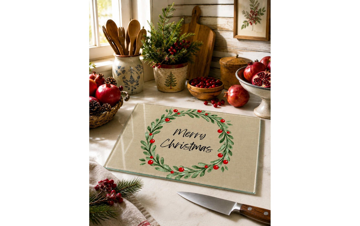 Hermia XMAS – Schneidebrett 20 × 30 cm, mehrfarbig