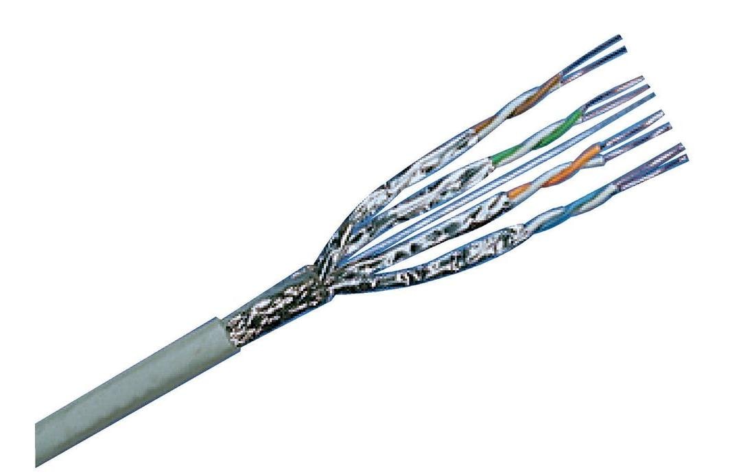 R&M Installationskabel Cat 7 – S/FTP, 100 m, LSZH, AWG 23, Grau