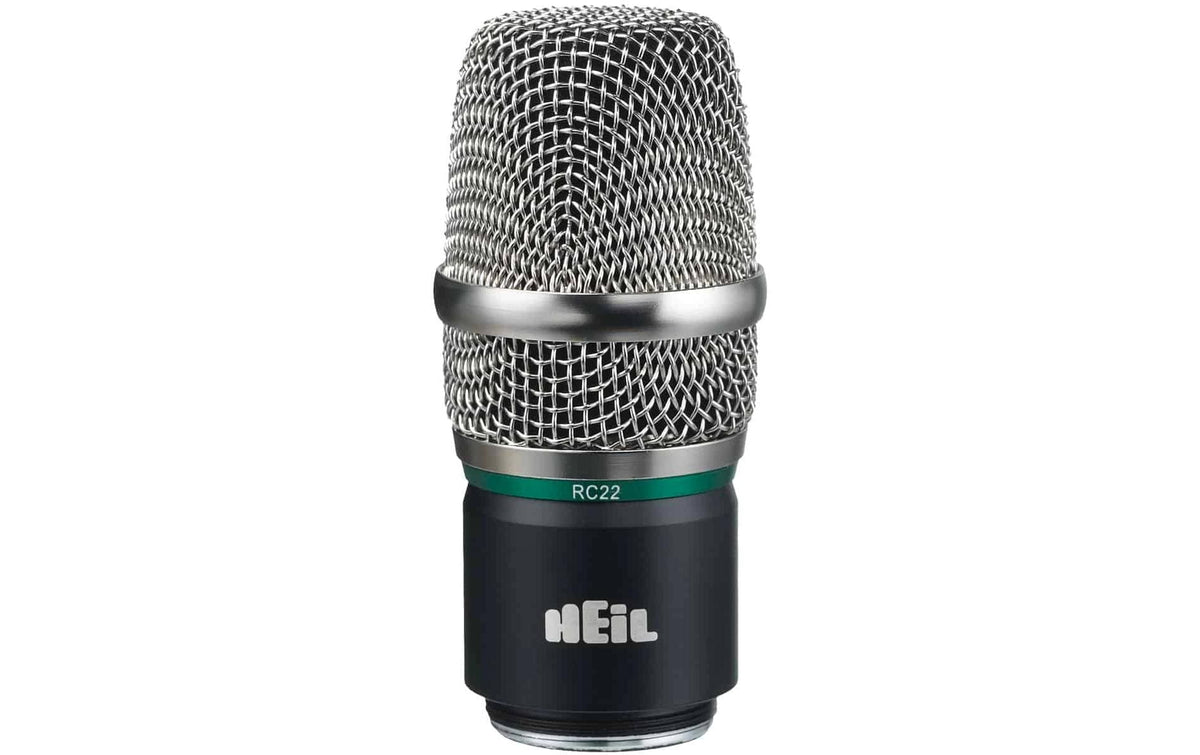 Heil Sound RC 22 – Erweiterungsmikrofon – Kabellos, für Shure/Sony/Line 6 u. a., Schwarz