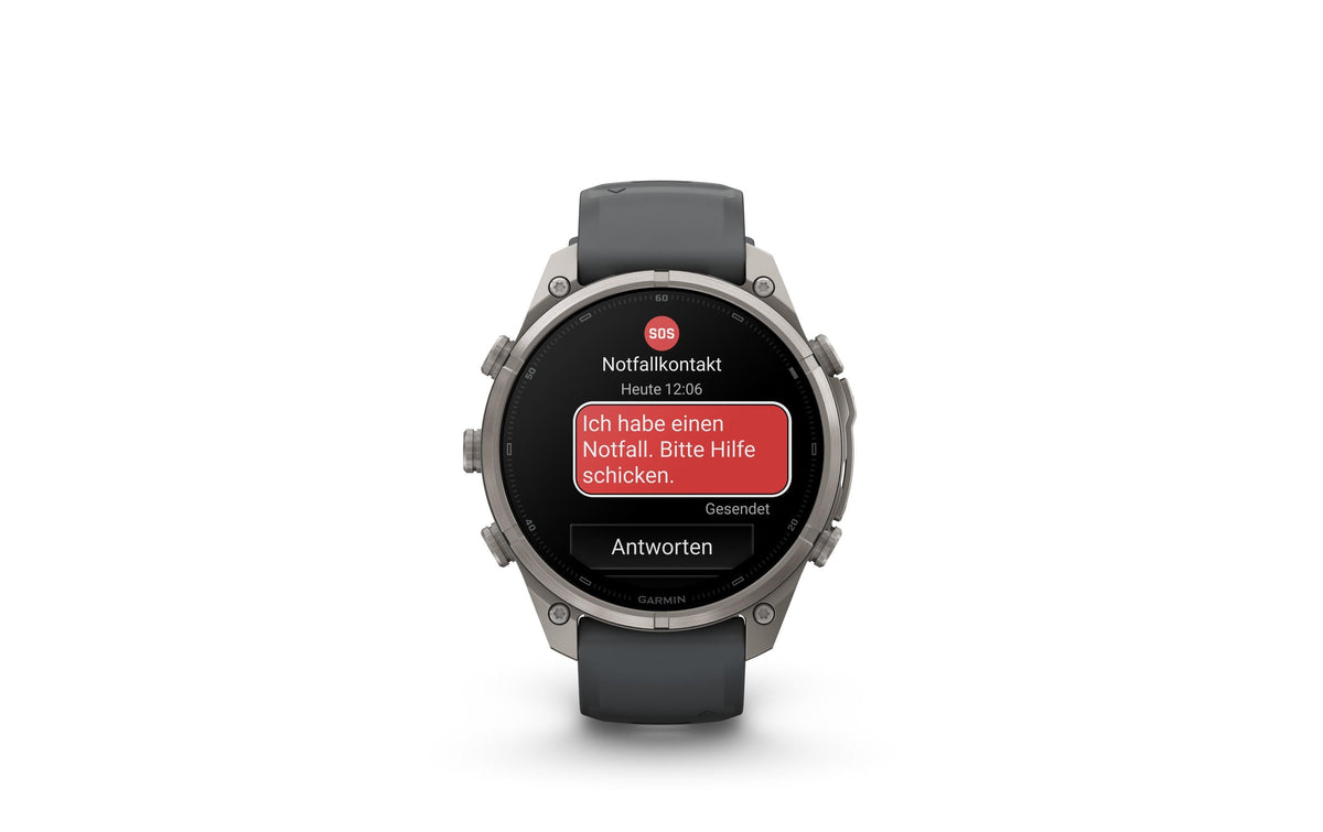 Garmin fēnix 9 Pro 47 mm GPS + Cellular – Titan, Sportarmband, Graphit, 100 m, für iPhone, Android