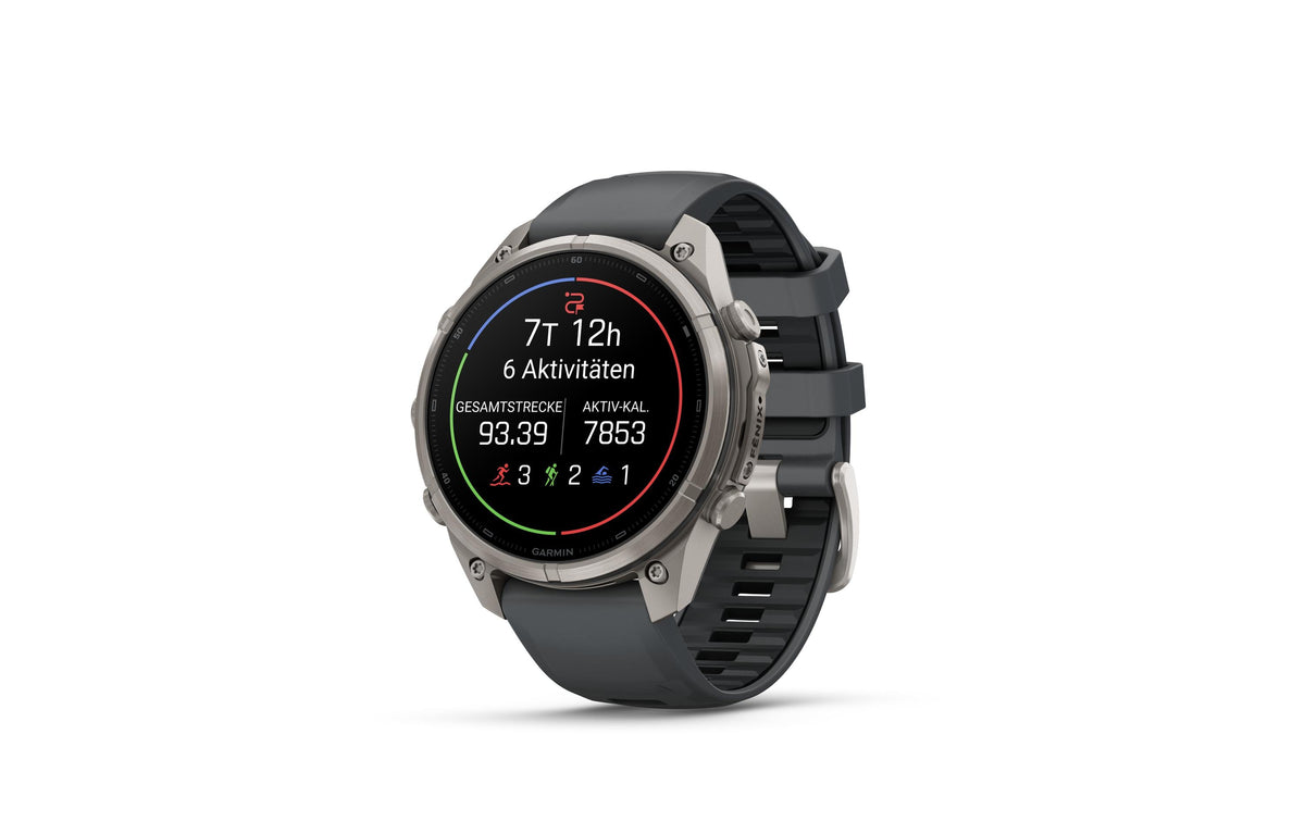 Garmin Fenix 9 Pro 47 mm GPS – Titan, Graphit, 100 m, für Android, iOS