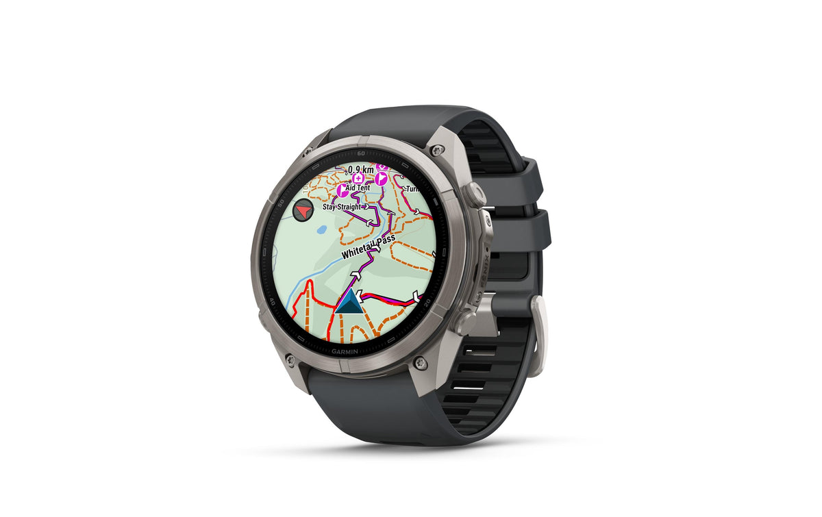 Garmin fēnix 9 Pro 51 mm GPS + Cellular – Titan Graphit, Schwarz, 100 m, für Android, iOS