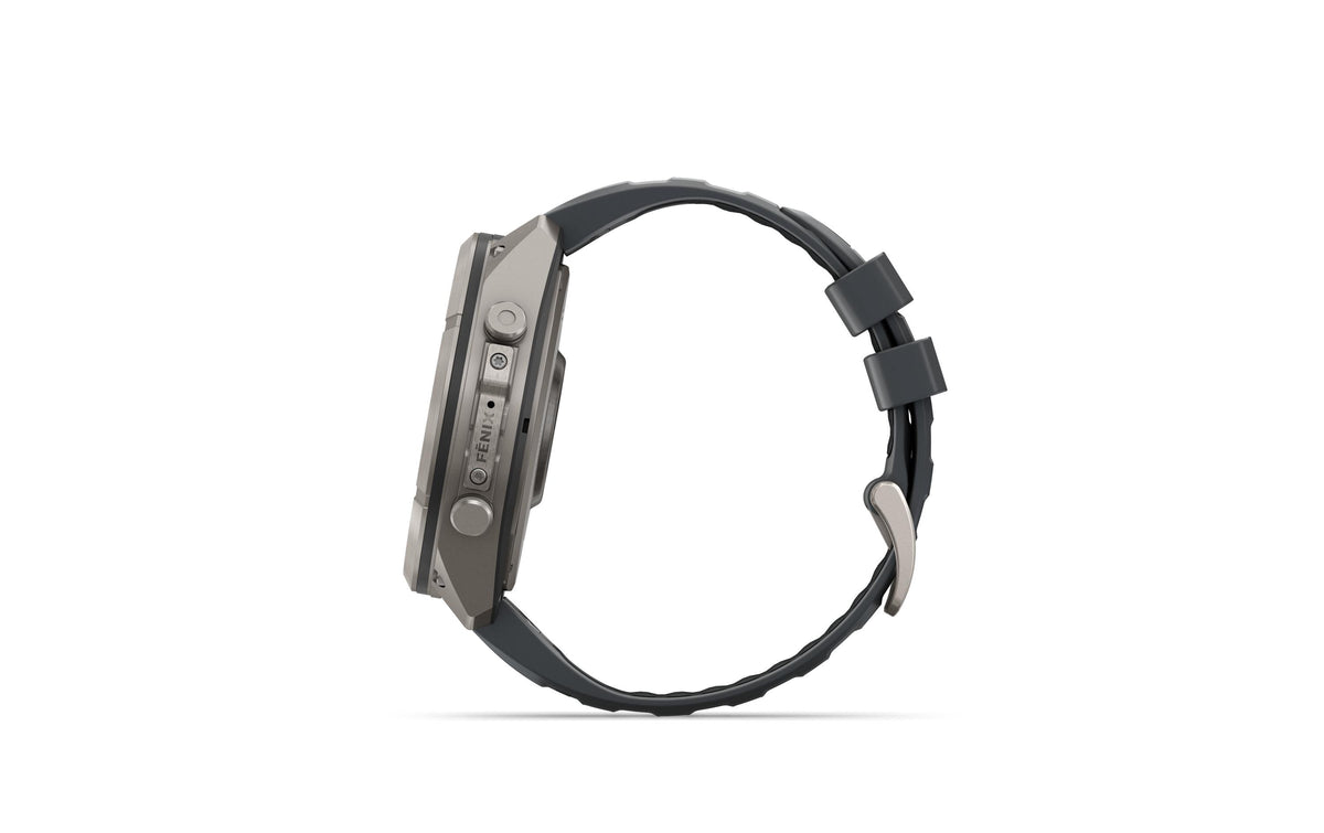 Garmin fēnix 9 Pro 51 mm GPS + Cellular – Titan Graphit, Schwarz, 100 m, für Android, iOS