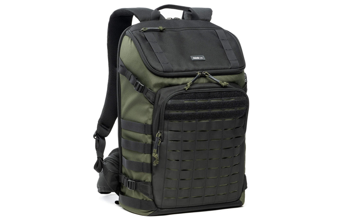 Think Tank DarkLight Kamerarucksack – 25 l, Platz für 6 Objektive – Grün