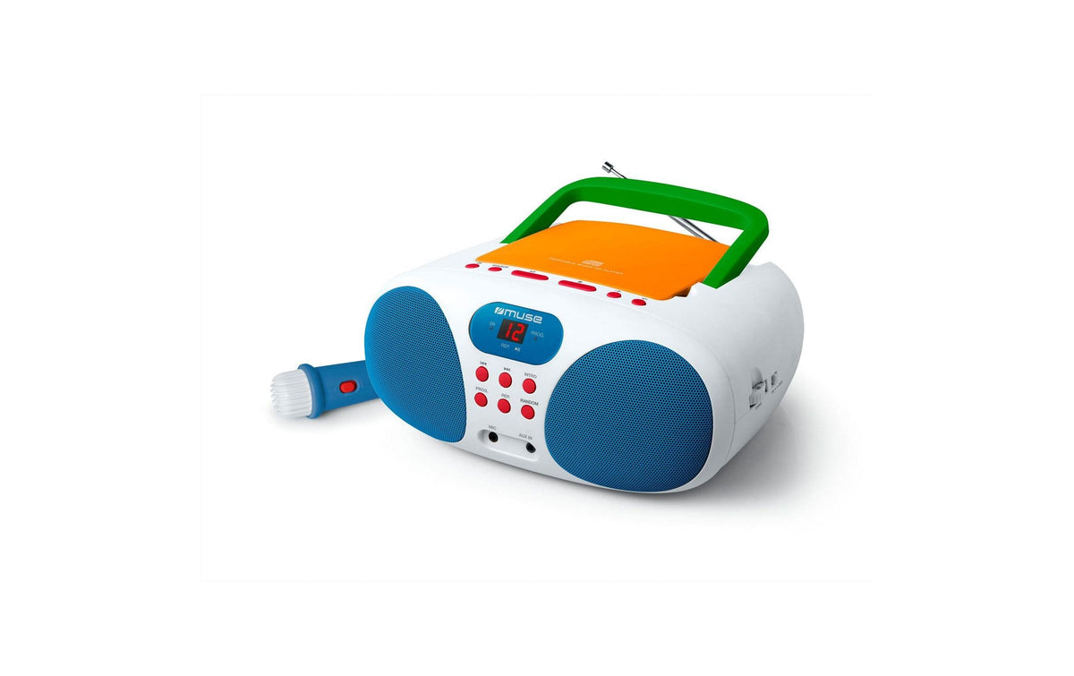 Muse MD-203 – CD-Boombox, UKW – Weiss