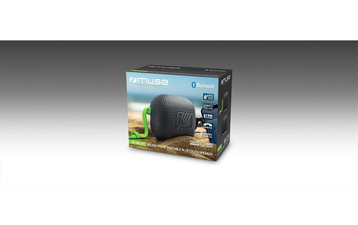 Muse M-360 BT – Bluetooth-Lautsprecher – 5 W, IPX4, 7 h