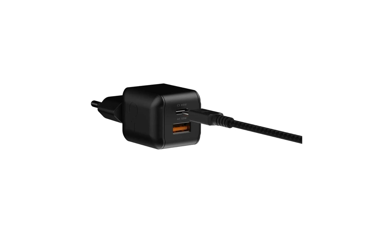 Xtorm XECNG451 USB-Ladegerät 45 W – USB-C×1, USB-A×1 – PD, QC 3.0, GaN