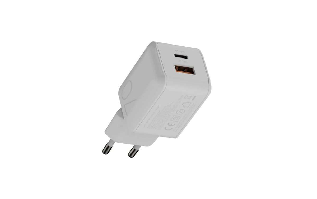 Xtorm XECNG700 USB-Ladegerät 70 W – USB-C×1, USB-A×1 – PD 3.0, QC 3.0, GaN – Weiss