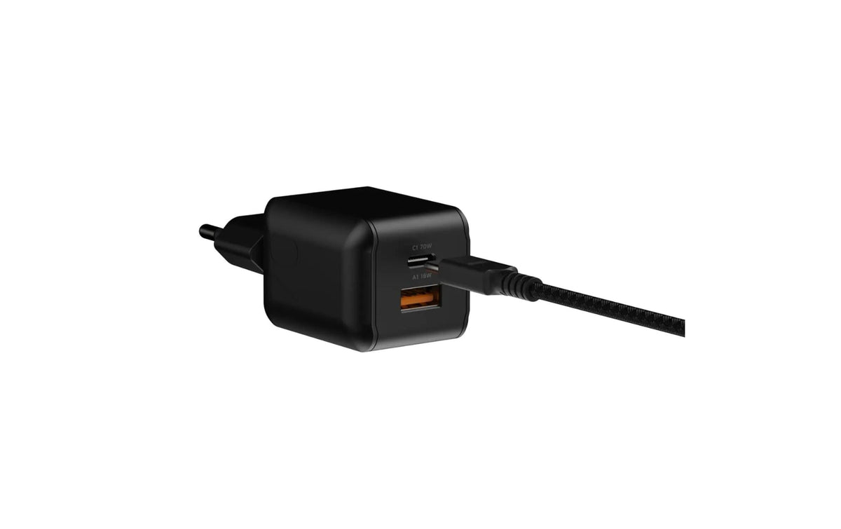 Xtorm XECNG701 USB-Ladegerät 70 W – USB-C×1, USB-A×1 – PD, QC 3.0, GaN