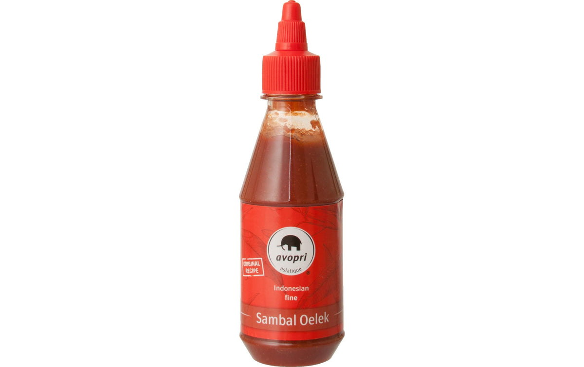 Avopri Chilisauce Sambal Ulek fein, vegan – 250 g