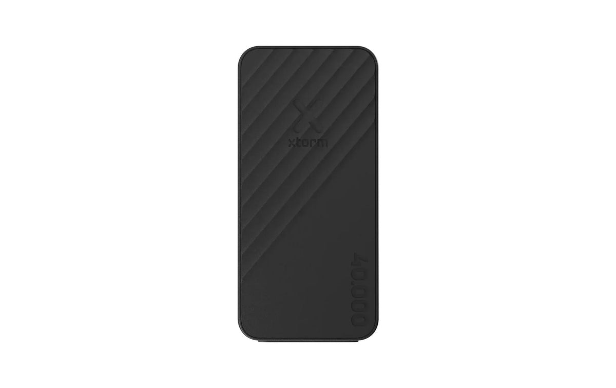 Xtorm Go2 Powerbank 40'000 mAh – 45 W PD, 2× USB-C, 1× USB-A, schwarz