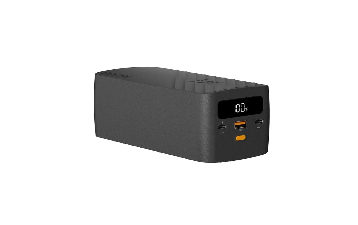 Xtorm Go2 Powerbank 40'000 mAh – 45 W PD, 2× USB-C, 1× USB-A, schwarz