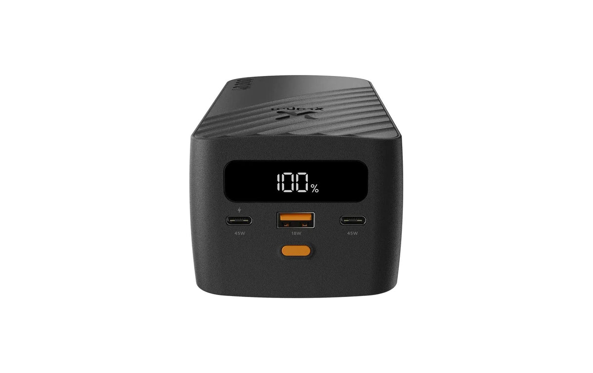 Xtorm Go2 Powerbank 40'000 mAh – 45 W PD, 2× USB-C, 1× USB-A, schwarz