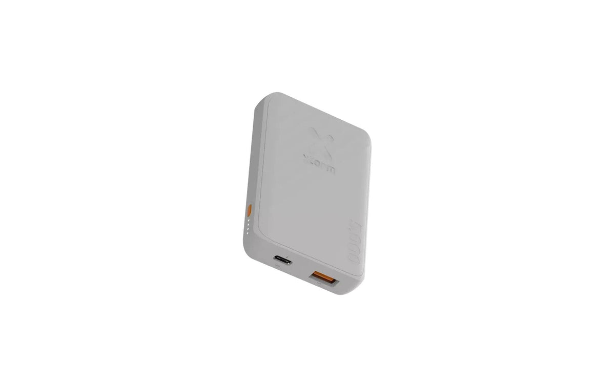 Xtorm Go2 Powerbank 5'000 mAh – 12 W, 1× USB-C, 1× USB-A, weiss