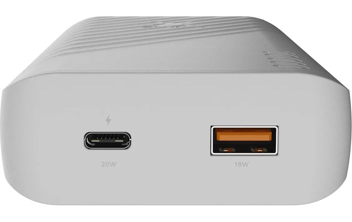 Xtorm Go2 Powerbank 20'000 mAh – 20 W PD, 1× USB-C, 1× USB-A, weiss