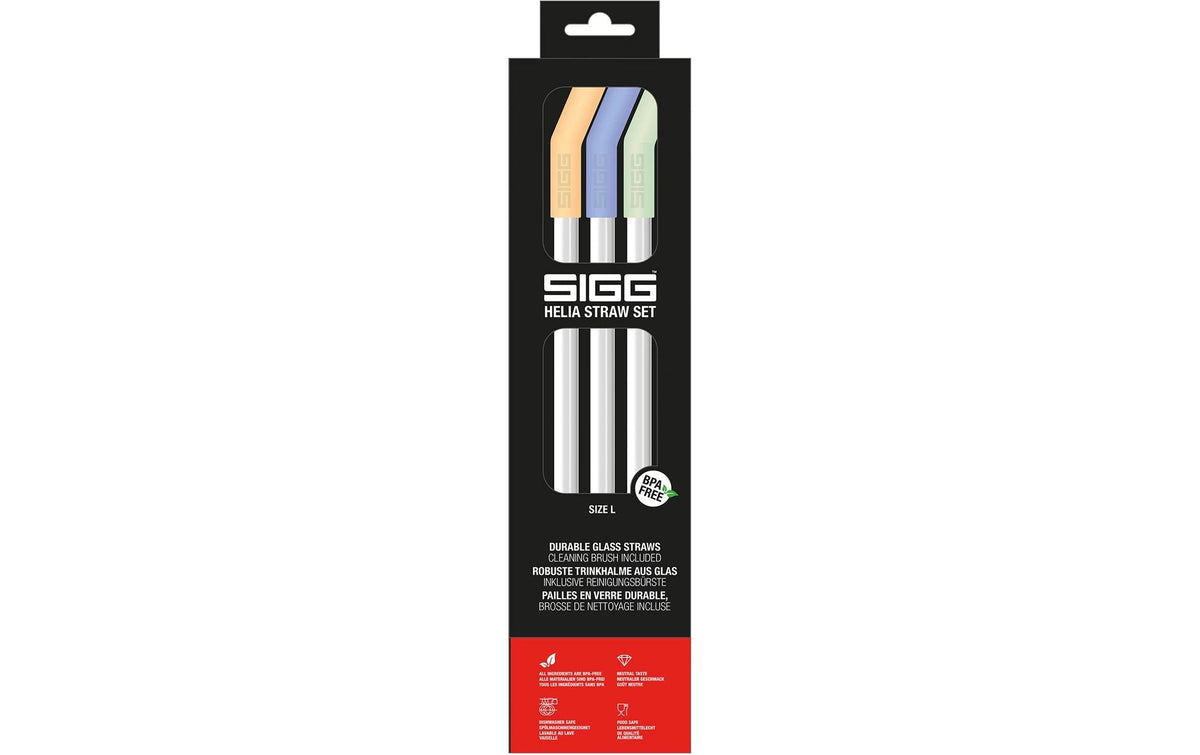 SIGG Helia Ersatzhalme – für Helia Thermo Becher L (0,6 l), BPA-frei, mehrfarbig