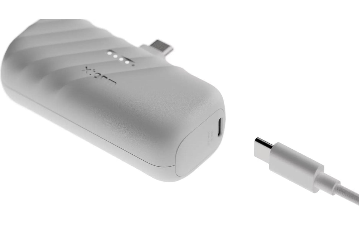 Xtorm Go2 Powerbank 5'000 mAh – 20 W PD, 1× USB-C, weiss