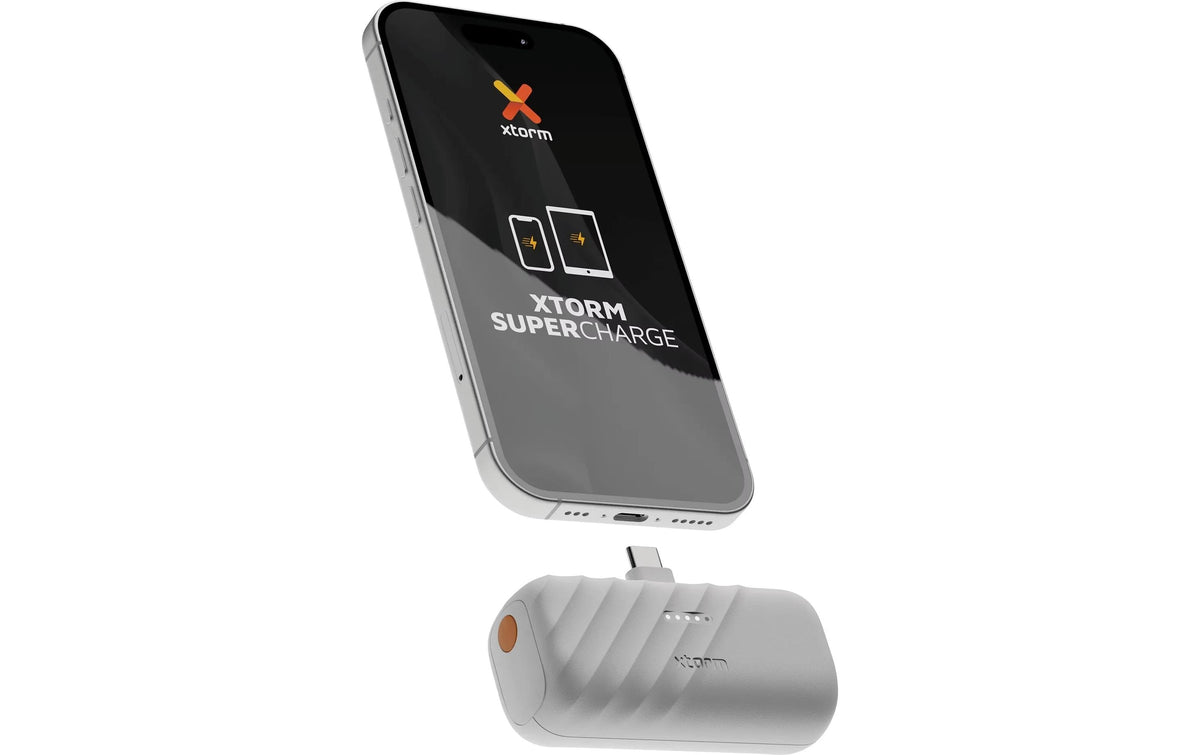 Xtorm Go2 Powerbank 5'000 mAh – 20 W PD, 1× USB-C, weiss