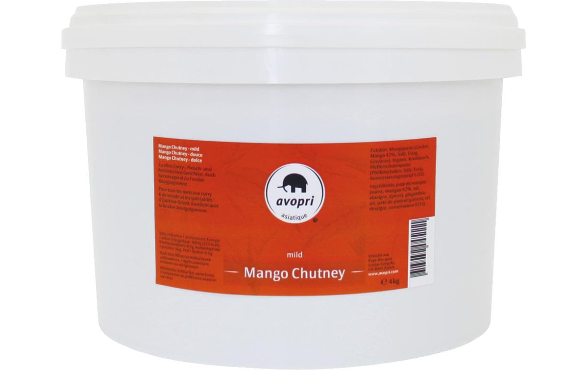 Avopri Salsa & Dips Mango, mild, vegan – 4 kg