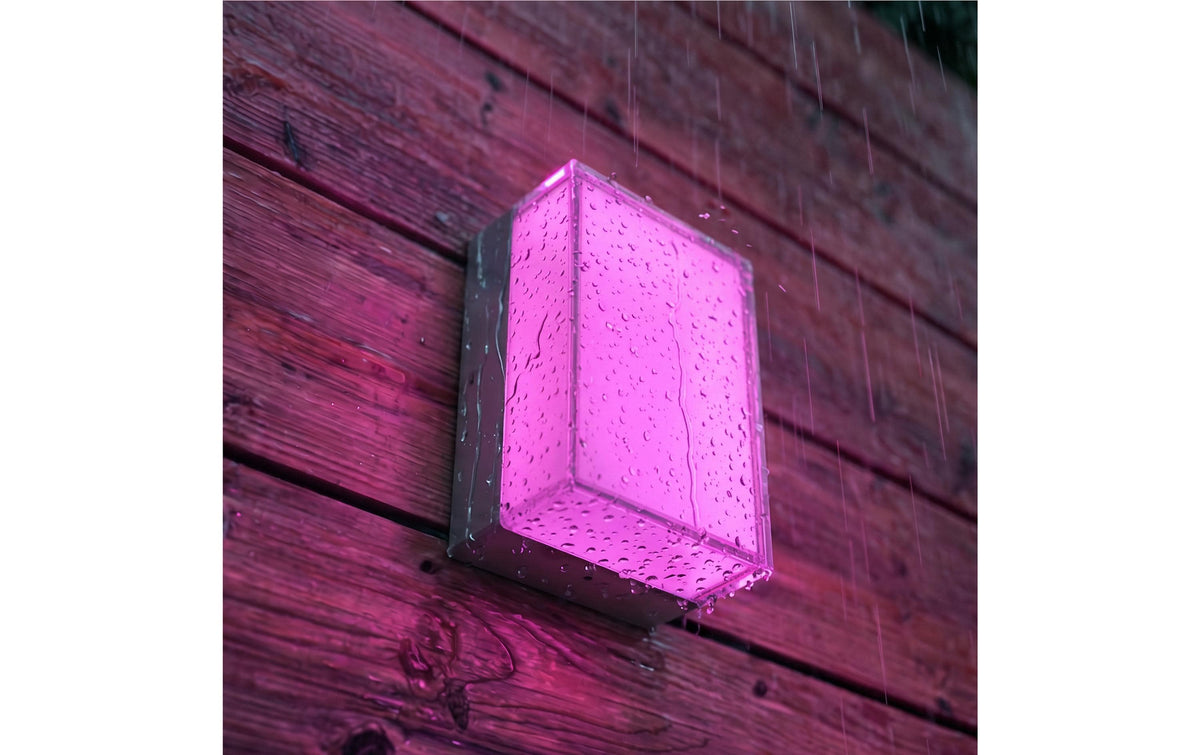Philips by Signify Philips Hue Aussenwandleuchte – RGBW, 2000–6500 K – IP44 – Netzbetrieb – Zigbee, Bluetooth – für Philips Hue