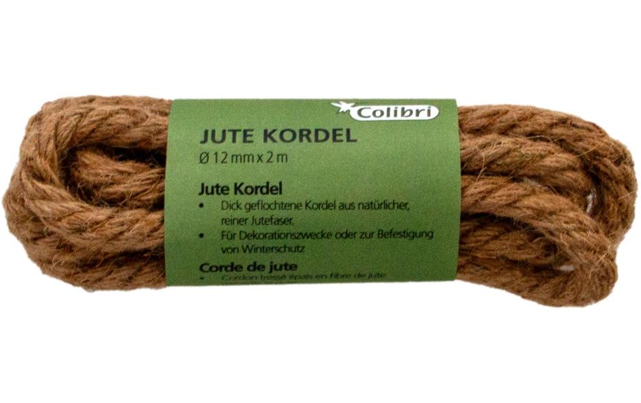 Colibri Schnur – Ø 12 mm, 2 m, Jute, natur