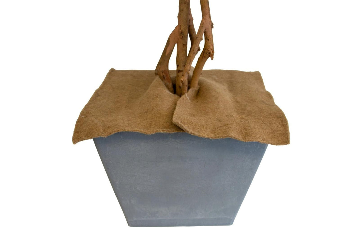 Colibri Nature Mulchmatte – quadratisch, 30 × 30 cm, Jute