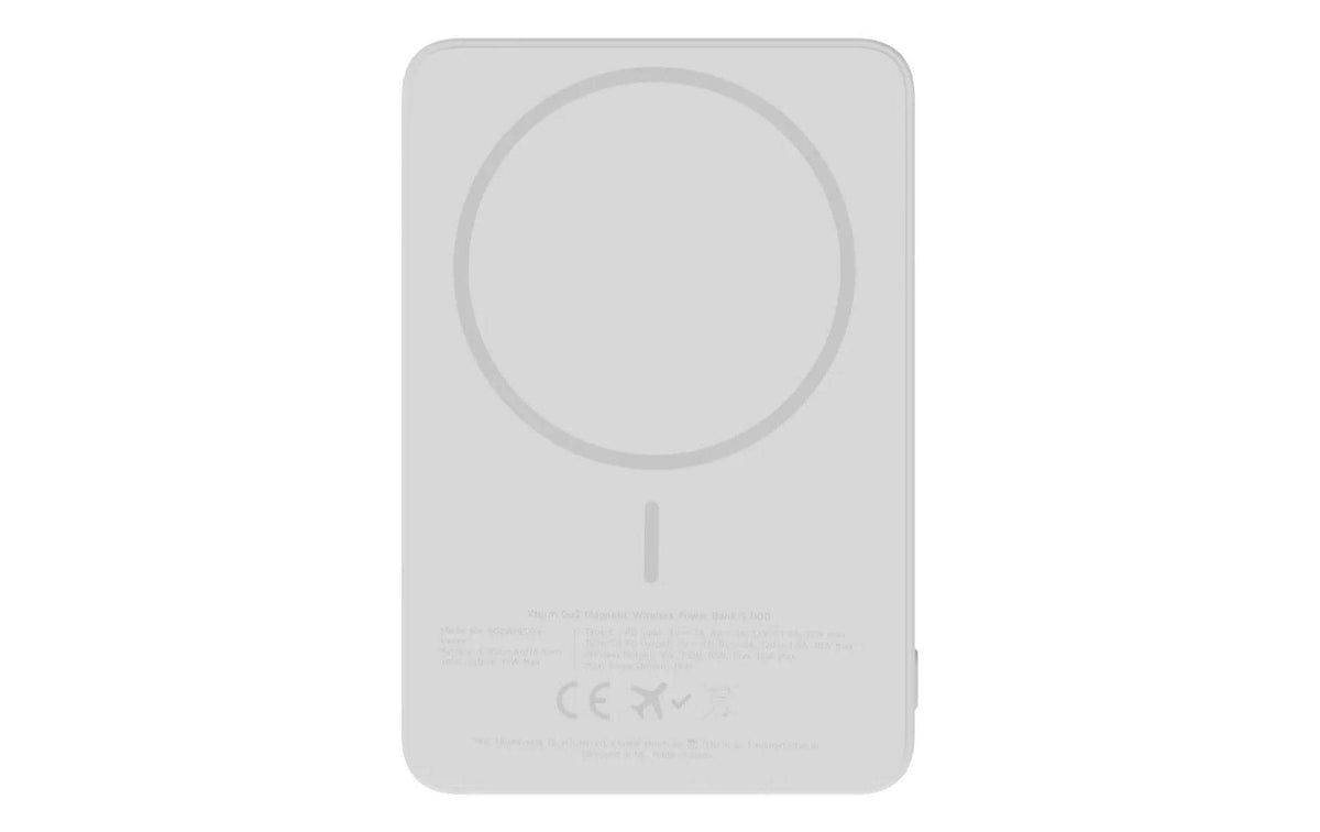 Xtorm Go2 MagSafe Powerbank 5'000 mAh – 18 W PD, 1× USB-C, weiss