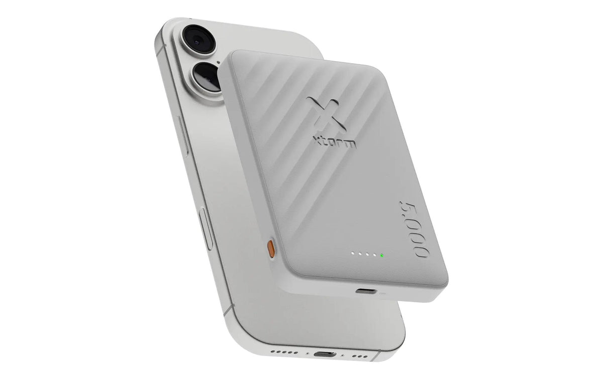 Xtorm Go2 MagSafe Powerbank 5'000 mAh – 18 W PD, 1× USB-C, weiss