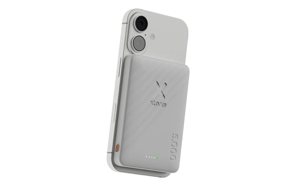 Xtorm Go2 MagSafe Powerbank 5'000 mAh – 18 W PD, 1× USB-C, weiss