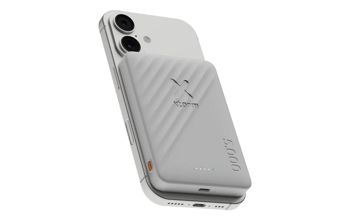 Xtorm Go2 MagSafe Powerbank 5'000 mAh – 18 W PD, 1× USB-C, weiss