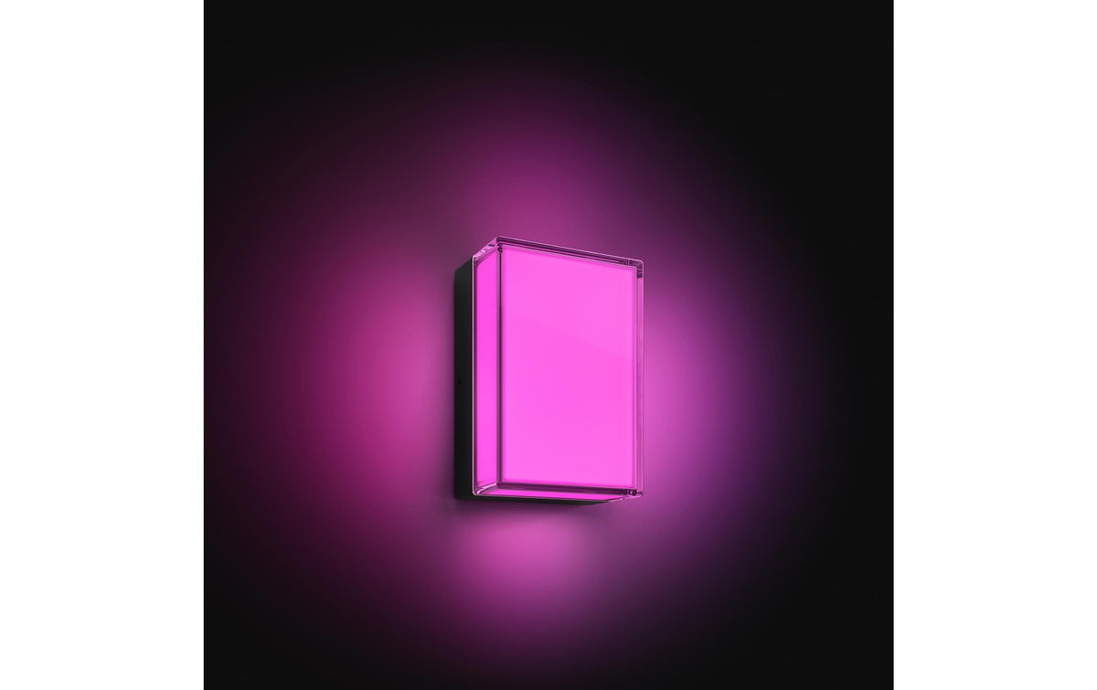Philips by Signify Philips Hue Aussenwandleuchte – RGBW, 2000–6500 K – IP44 – Netzbetrieb – Zigbee, Bluetooth – für Philips Hue